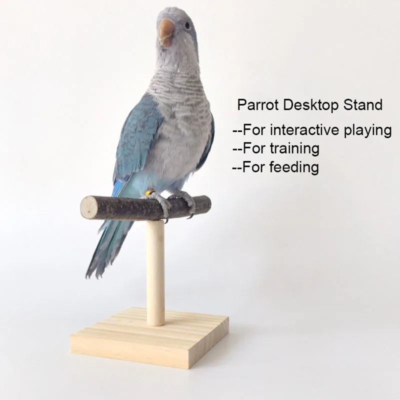 Desk Setup Wood - Suporte de mesa natural para animais