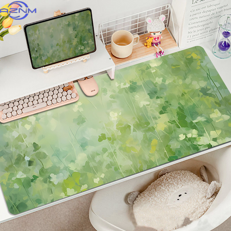 Desk Setup Ideas - Mouse pad criativo em aquarela, tamanho