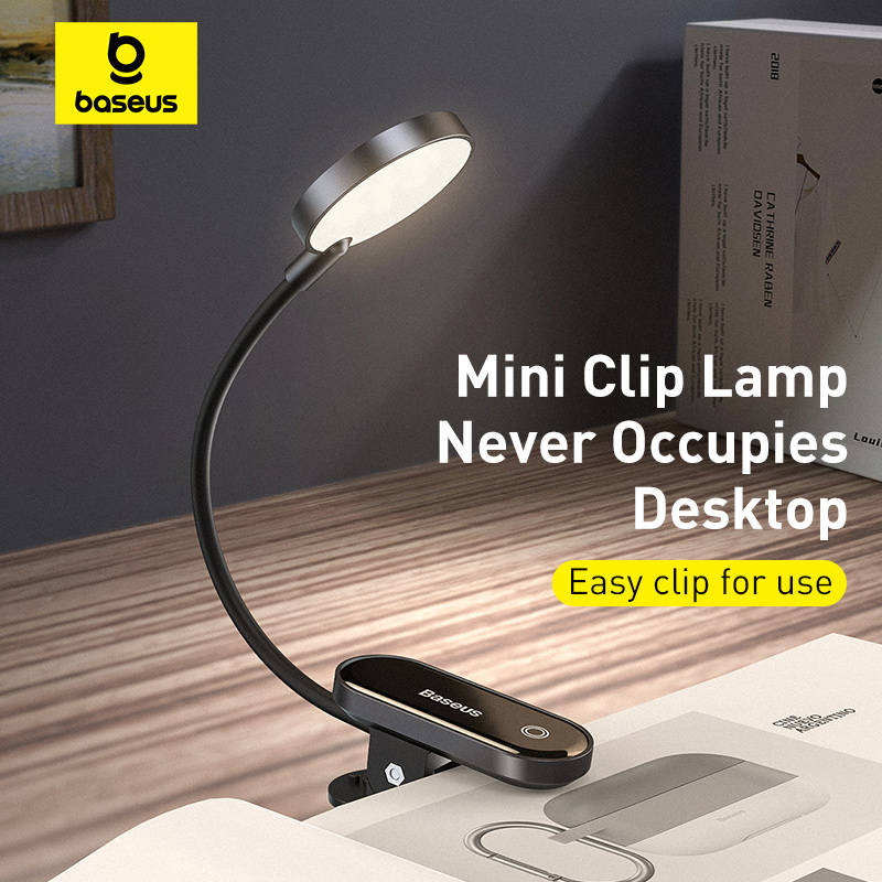 Desk Setup Ideas - Baseus lâmpada de mesa portátil led