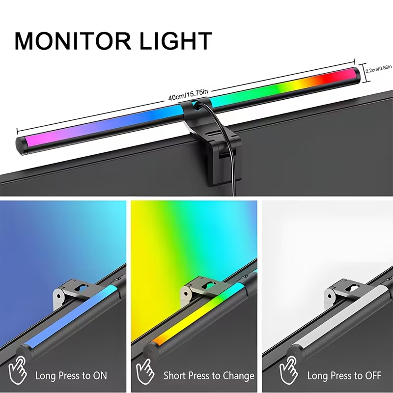 Barra de Luz RGB para Monitor, - Desk Setup Ideas avaliação e preço
