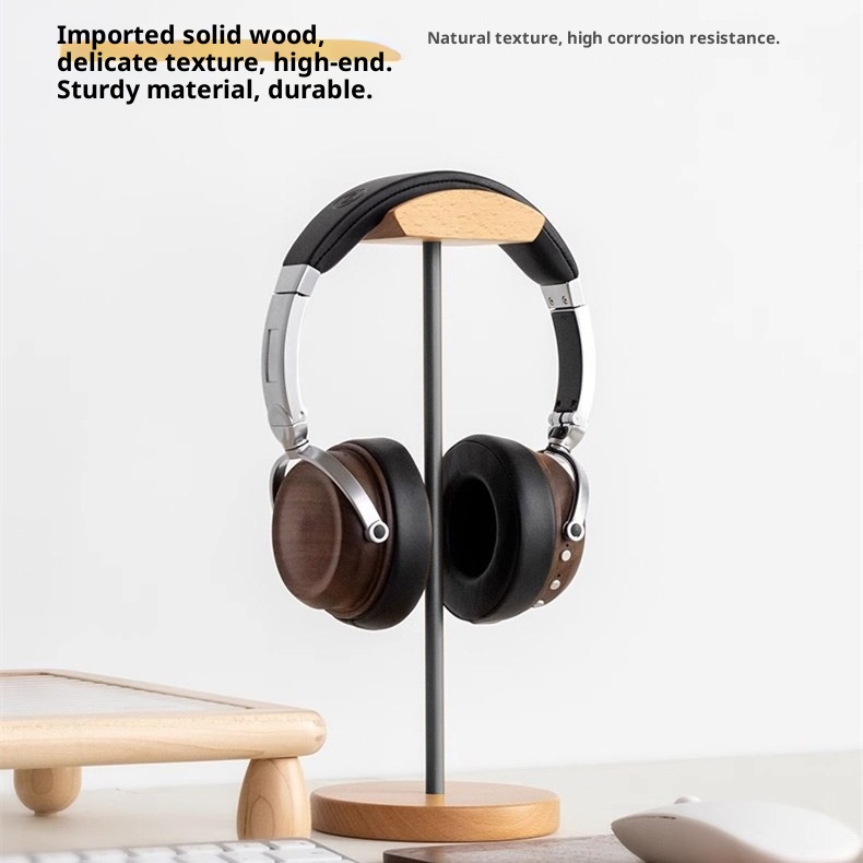 Suporte para Fones de Ouvido e - Desk Setup Wood avaliação e preço