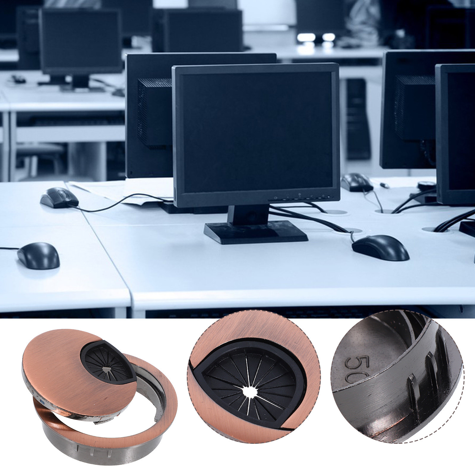 Organizador de Cabos Redondo p - Desk Setup Simple avaliação e preço