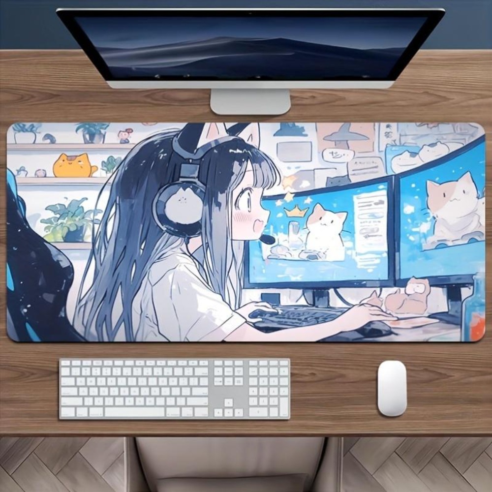 Mouse Pad de Jogo para Meninas - Desk Setup Simple avaliação e preço