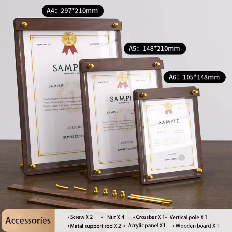 Expositor de Menu Personalizad - Desk Setup Wood avaliação e preço