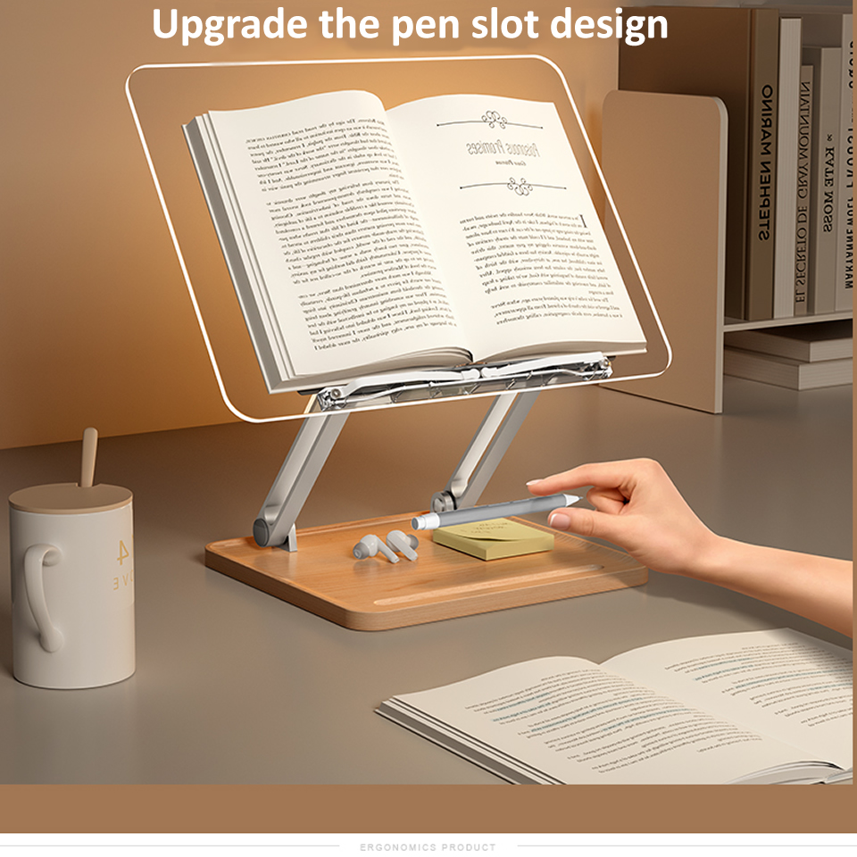 Suporte de Leitura de Madeira  - Desk Setup Wood avaliação e preço