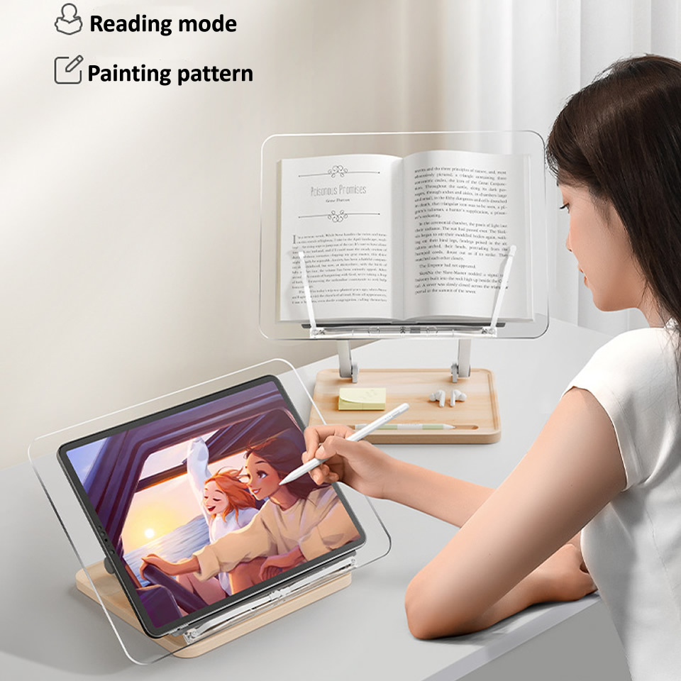 Suporte de Leitura de Madeira  - Desk Setup Wood avaliação e preço